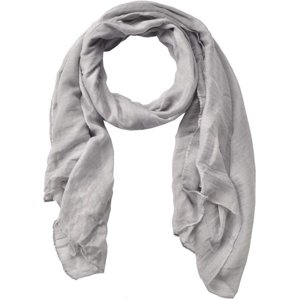 Women's Cotton Scarves Lady Light Soft Fashion Solid Scarf Wrap Shawl